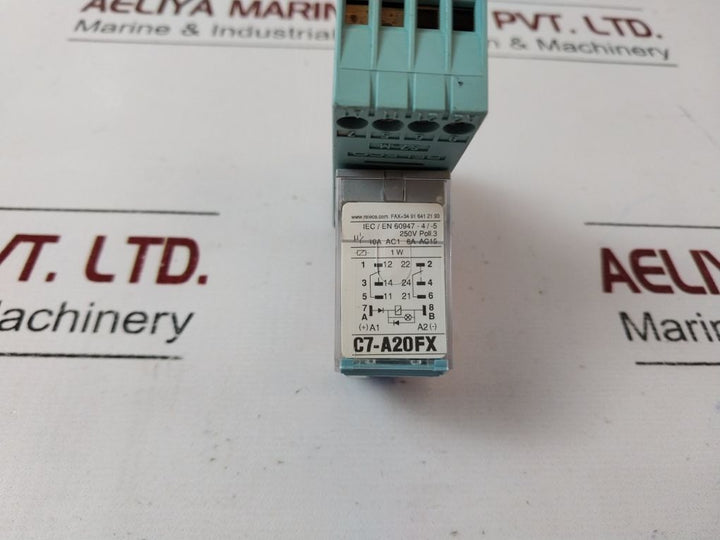 Lot Of 3X Releco C7-a20Fx Relay With Socket Base 3Poll 250V