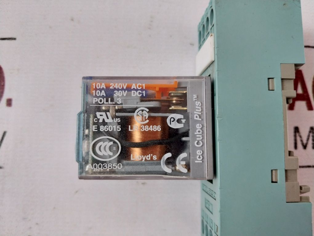 Lot Of 3X Releco C7-a20Fx Relay With Socket Base 3Poll 250V