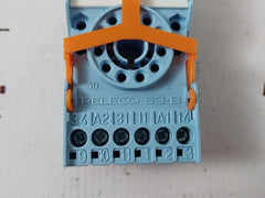 Lot Of 4X Releco S3-b Relay Socket Base
