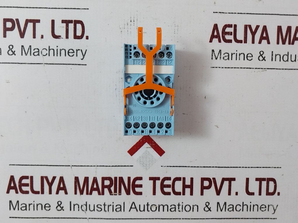 Lot Of 4X Releco S3-b Relay Socket Base