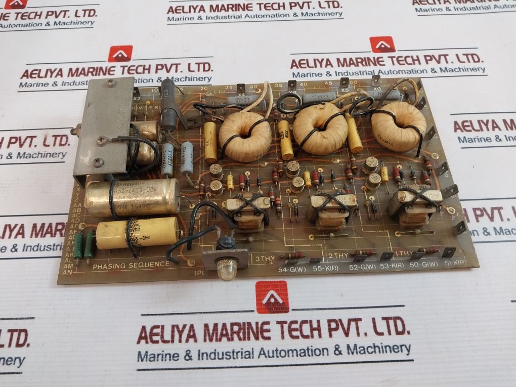 Reliance Electric 82746-27A Phasing Sequence Circuit Pc Driver Board