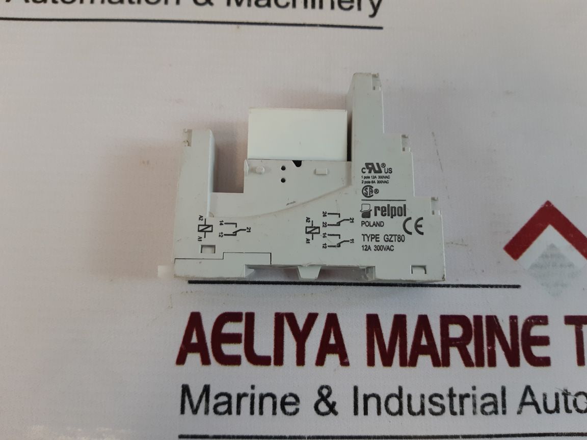 Relpol Gzt80 Relay With Socket Rm85-2011-35-5230