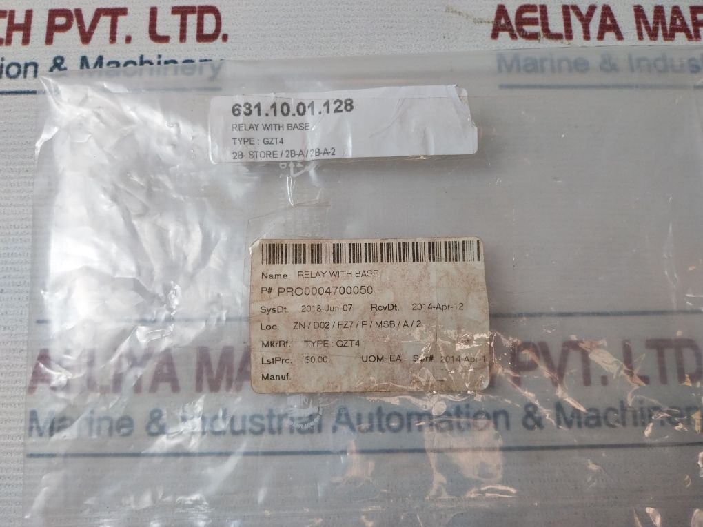 Relpol R4-2314-23-1024-wtl Relay With Base