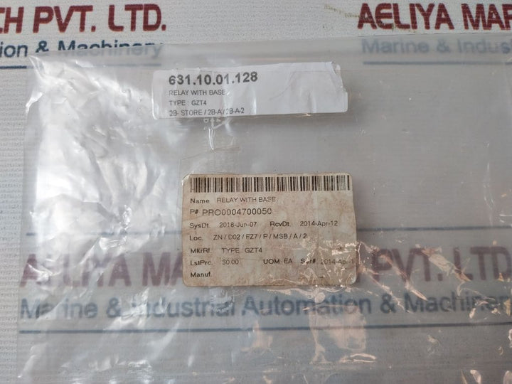 Relpol R4-2314-23-1024-wtl Relay With Base