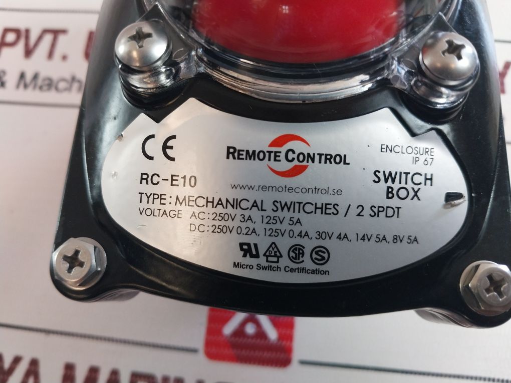 Remote Control Rc-e10 Mechanical Switches/2 Spdt Position Indicator