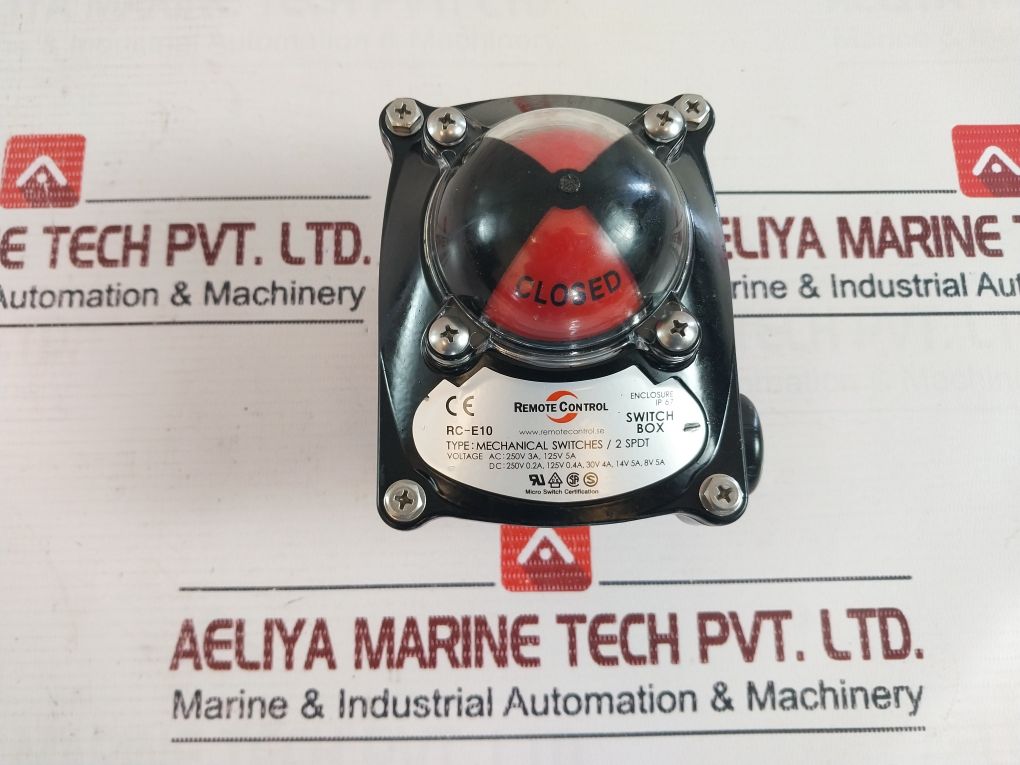 Remote Control Rc-e10 Mechanical Switches/2 Spdt Position Indicator