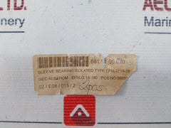 Renk Gec Alsthom 163576 Werk Hannover Sleeve Bearing Isolated Type Efnlq 18-180