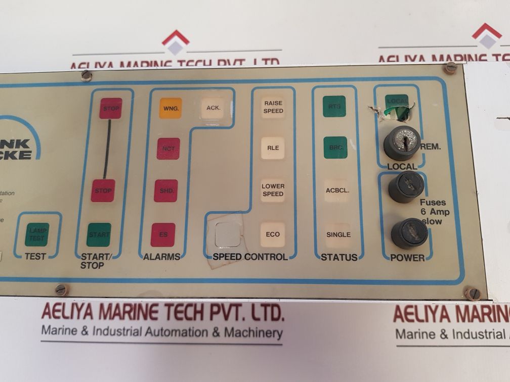 Renk Tacke Rgf-control-pan Shaft Generator 1957502