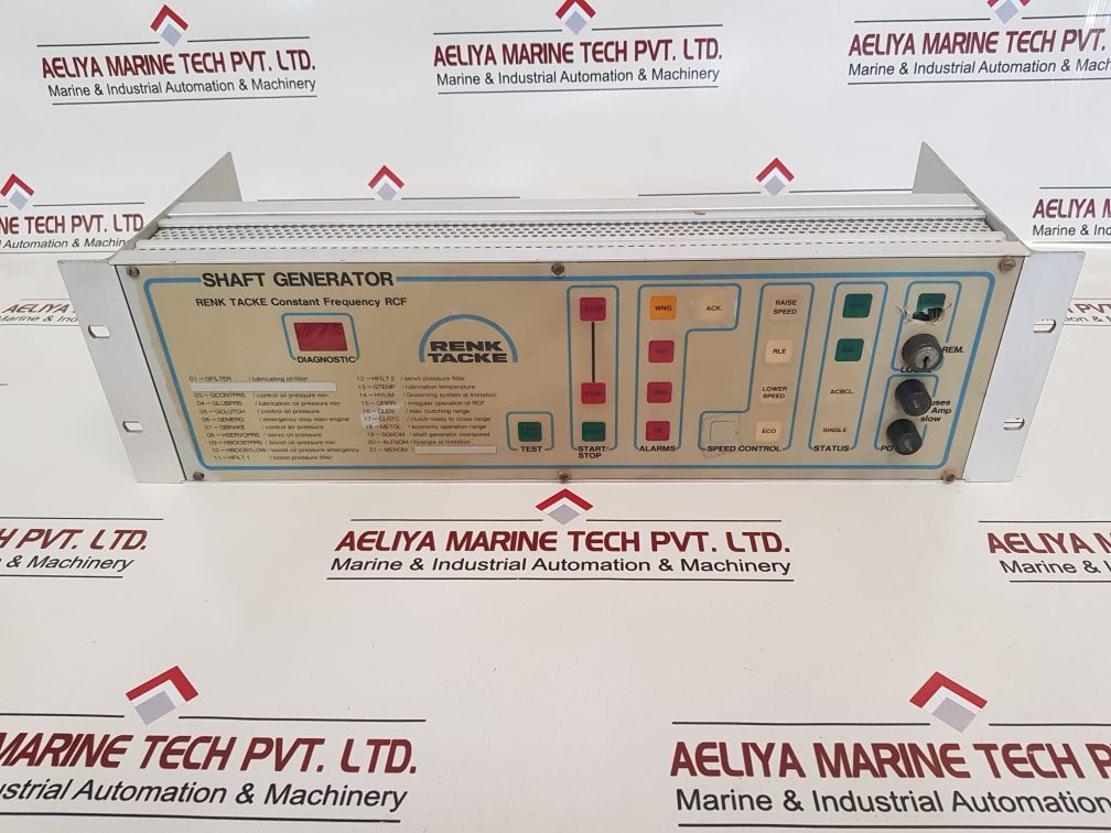 Renk Tacke Rgf-control-pan Shaft Generator 1957502