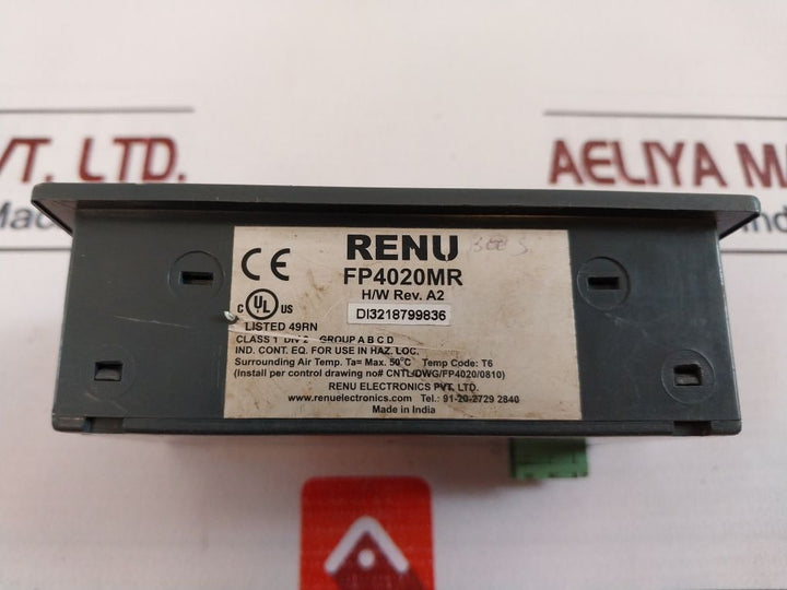 Renu Electronics Fp4020Mr Keypad Based Hmi