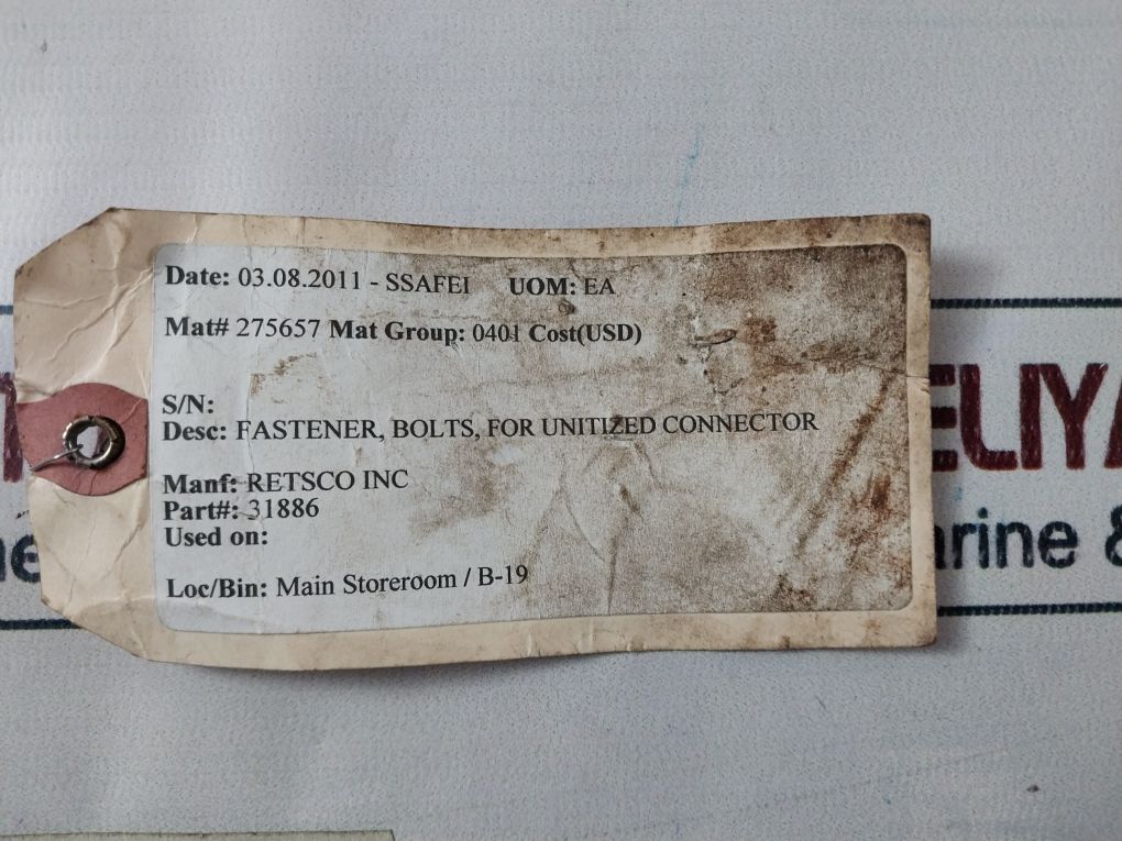 Retsco 31886 Relief Valve 31932 Rev B2