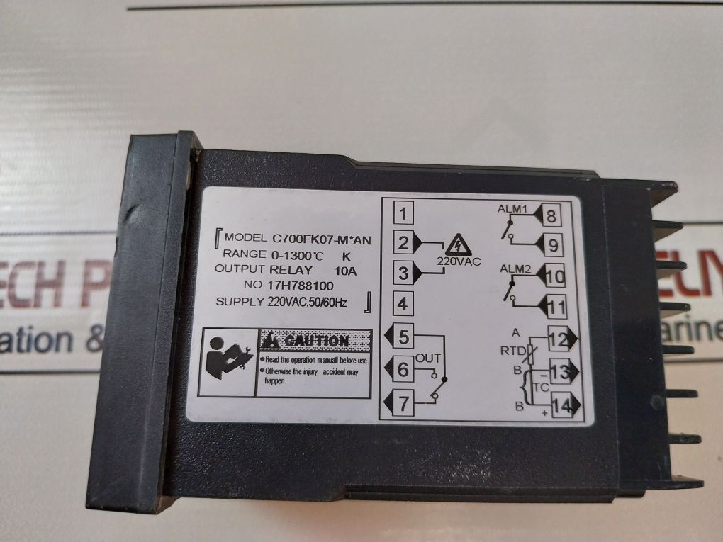 Rex-c700 Temperature Controller 220Vac 10A