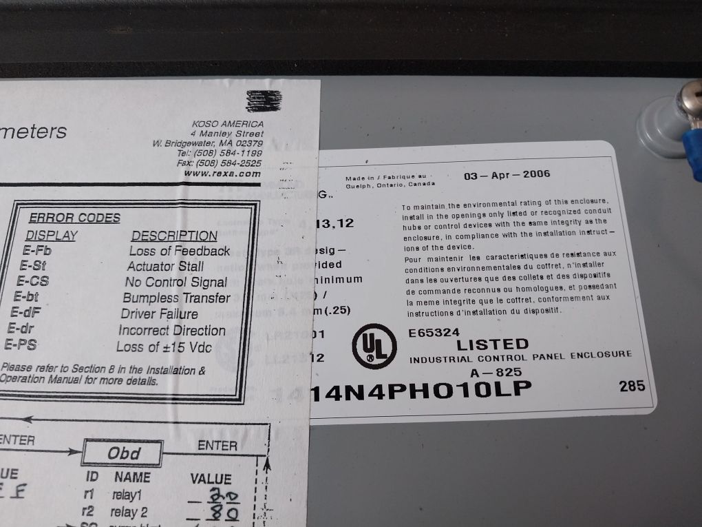 Rexa R20000-90-c-p-c2 Actuators And Drives
