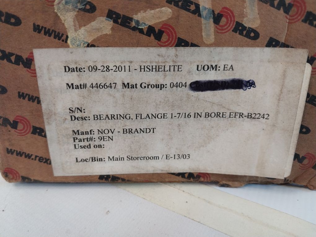 Rexnord Mef 2107 Self-aligning Roller Bearing 1-7/16