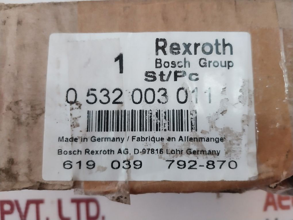 Rexroth 0532003011 Pressure Relief Valve