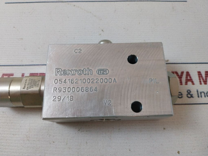 Rexroth 05416210022000A Single Acting Overcentre Valve