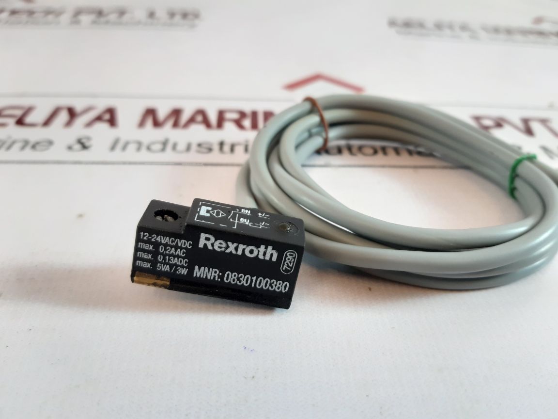 Lot Of 3X Rexroth 0830100380 Proximity Sensor