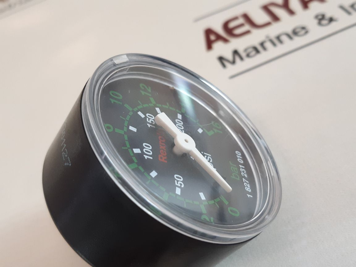 Rexroth 1 827 231 010 Manometer Pressure Gauge
