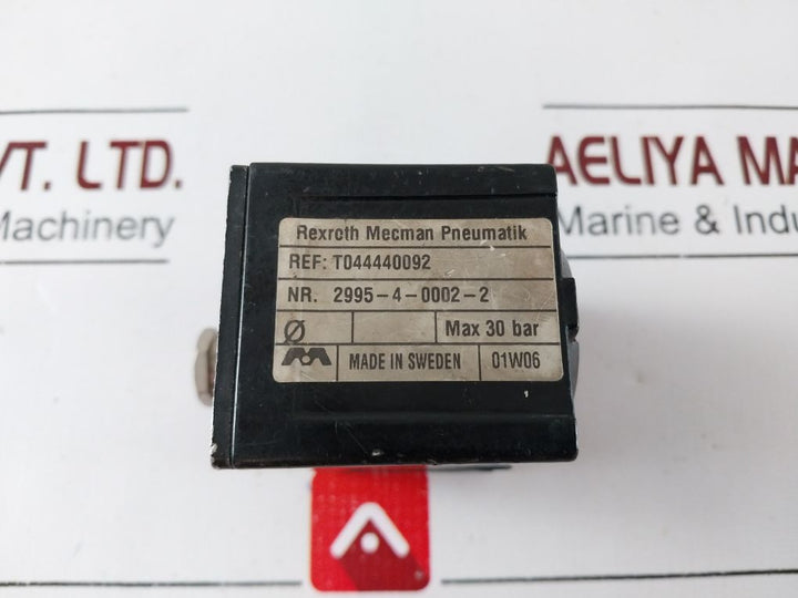 Rexroth 2995-4-0002-2 30 Bar