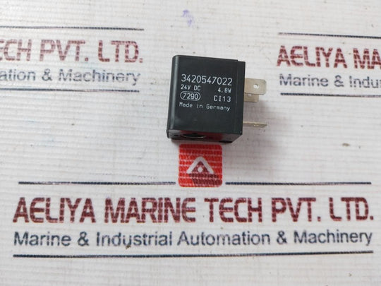 Rexroth 3420547022 Pneumatic Valve Coil 24Vdc 4.8W