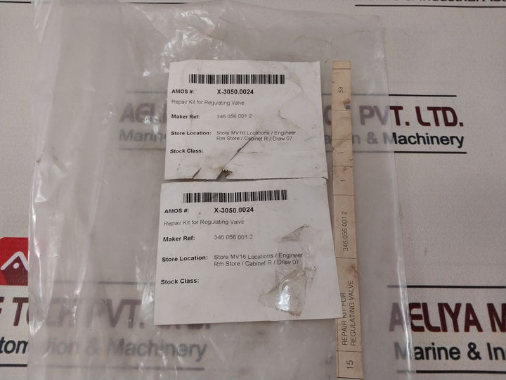 Rexroth 346 056 001 2 Repair Kit For Regulating Valve