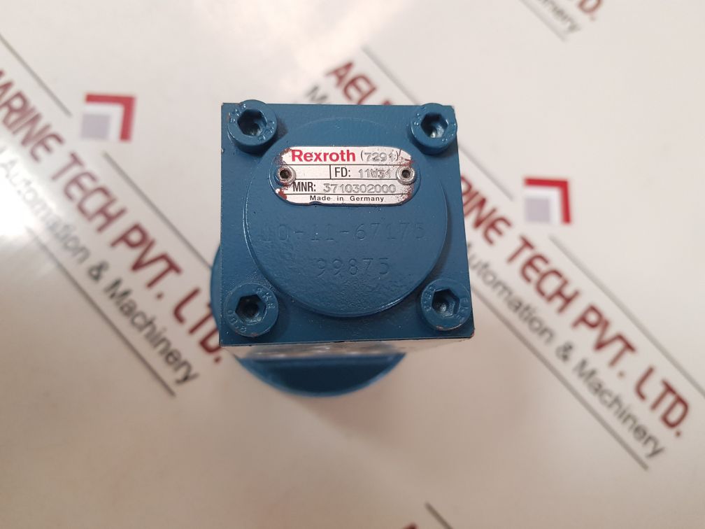 Rexroth 3710302000 Control Valve Fd: 11W31