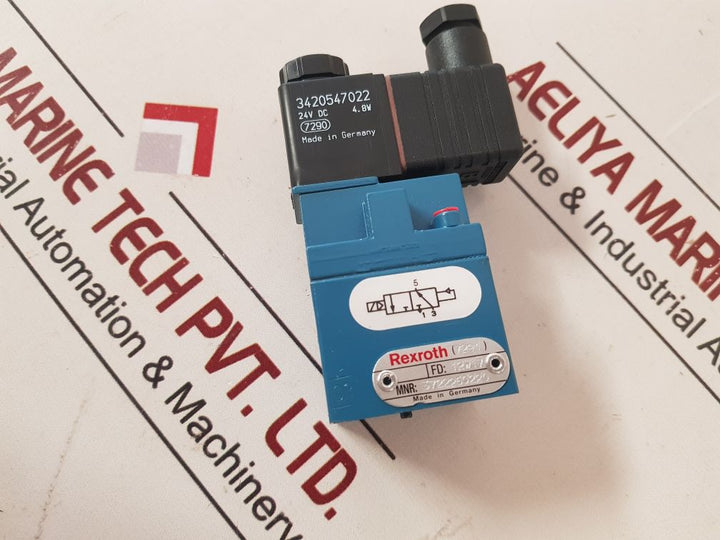 Rexroth 3722250220 Pneumatic Directional Valve 24V
