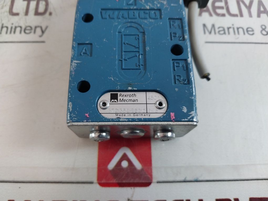 Rexroth/Wabco 3723522220 Solenoid Directional Valve & Coil Free Shipping