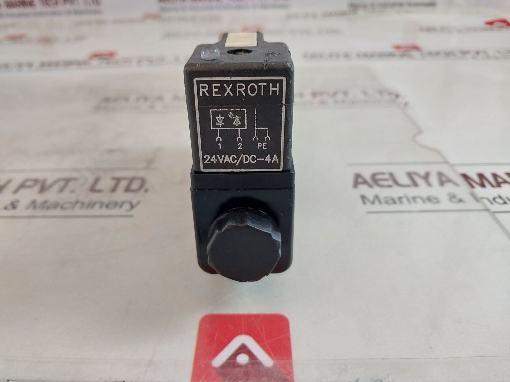 Rexroth/Wabco 3723522220 Solenoid Directional Valve & Coil Free Shipping