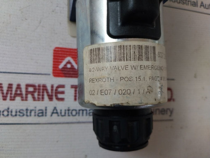 Rexroth 4We 10 D40/Ofcg24N9Dl 4/2-way Emergency Operator Valve