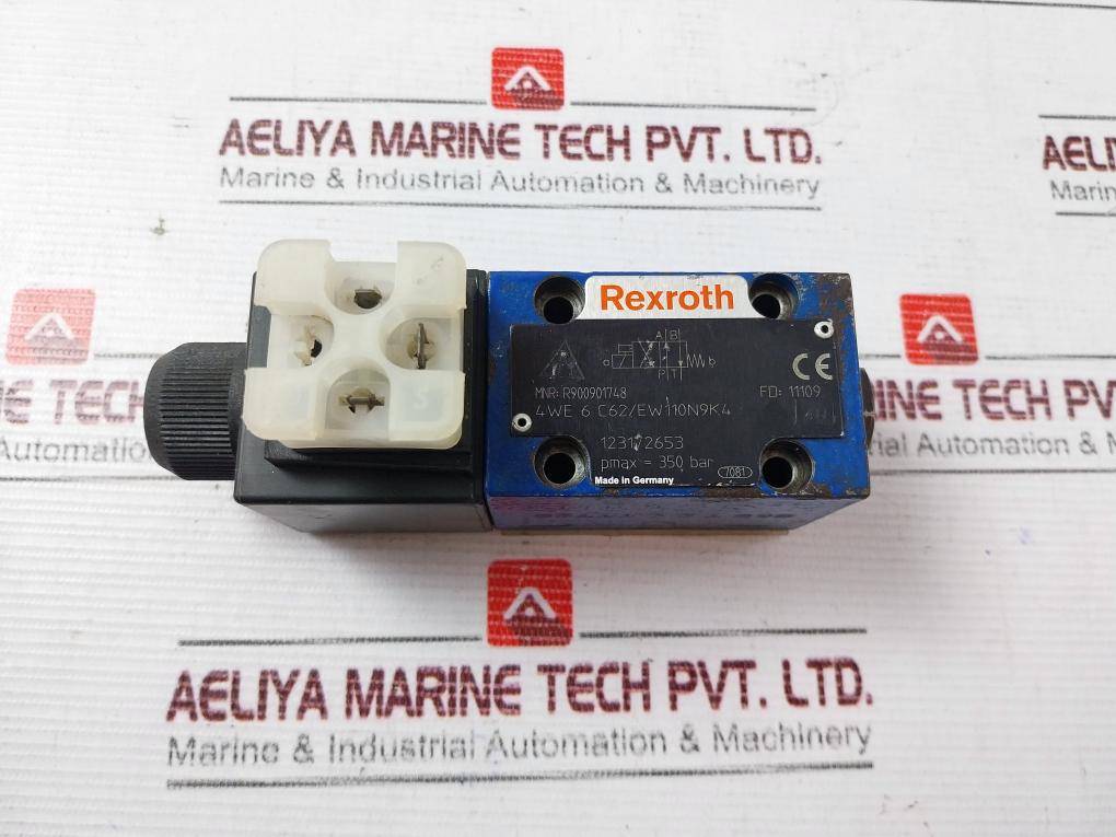 Rexroth 4We 6 C62/Ew110N9K4 Direction Control Valve 50-60Hz