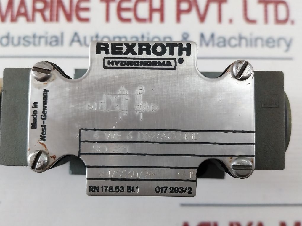 Rexroth 4We 6 D52/Ag24Nd Solenoid Operated Directional Valve