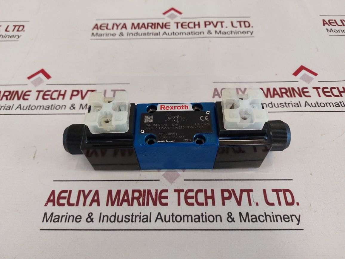 Rexroth 4We 6 D62/Offw230N9K4/T06 Solenoid Valve 350 Bar R900935794
