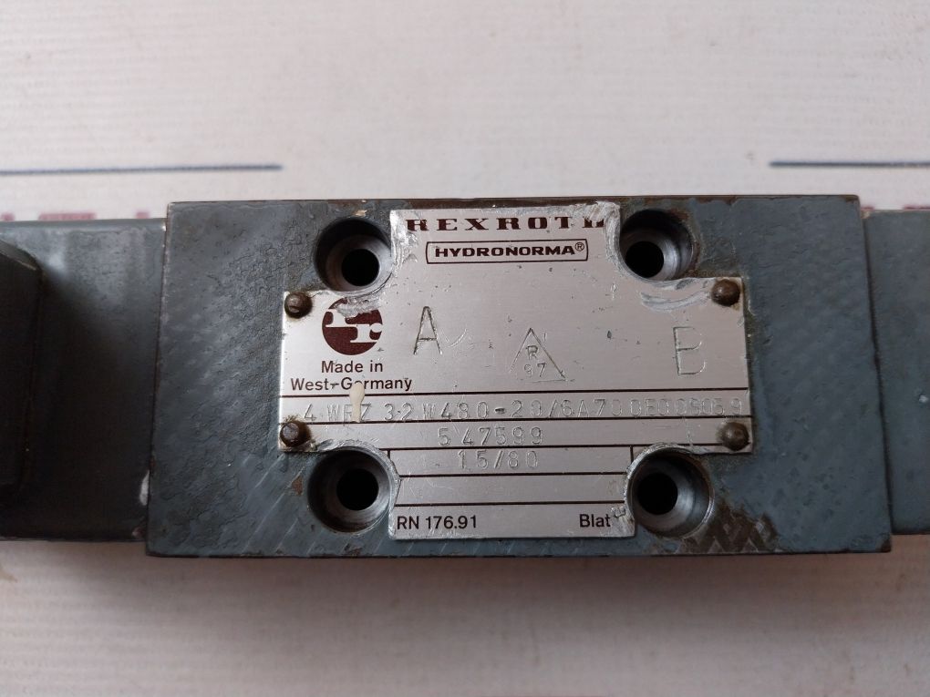 Rexroth 4Wrz 32W480-20/6A700E00S059 Proportional Valve