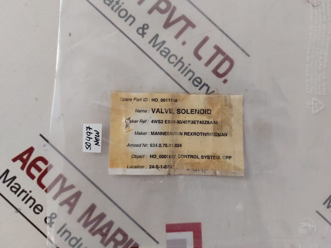 Rexroth 4Ws2 Eb 10-30/45B3Et40Z8A/M Servo Valve