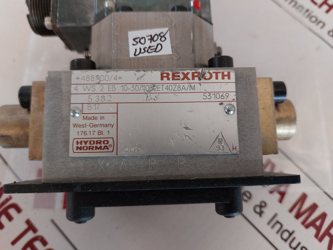 Rexroth 4Ws2Eb 10-30/10B2Et40Z8A/M Servo Directional Control Valve