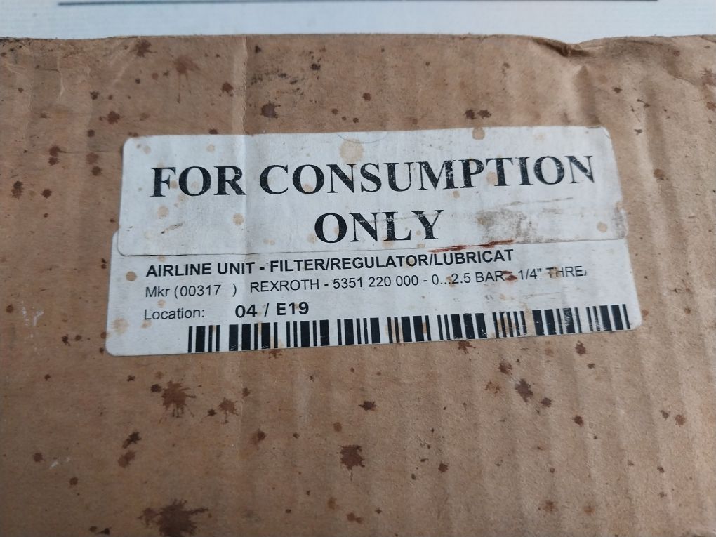 Rexroth 5351220000 Airline Unit-filter