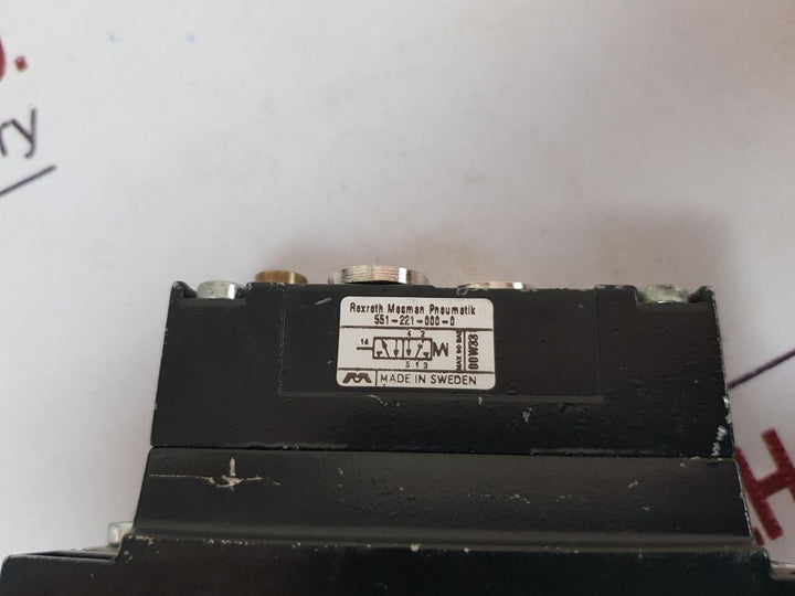 Rexroth 551-221-000-0 Pneumatic Valve