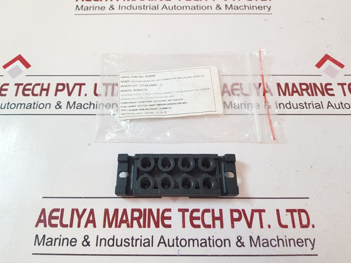 Rexroth 551-441 Bank Mounting
