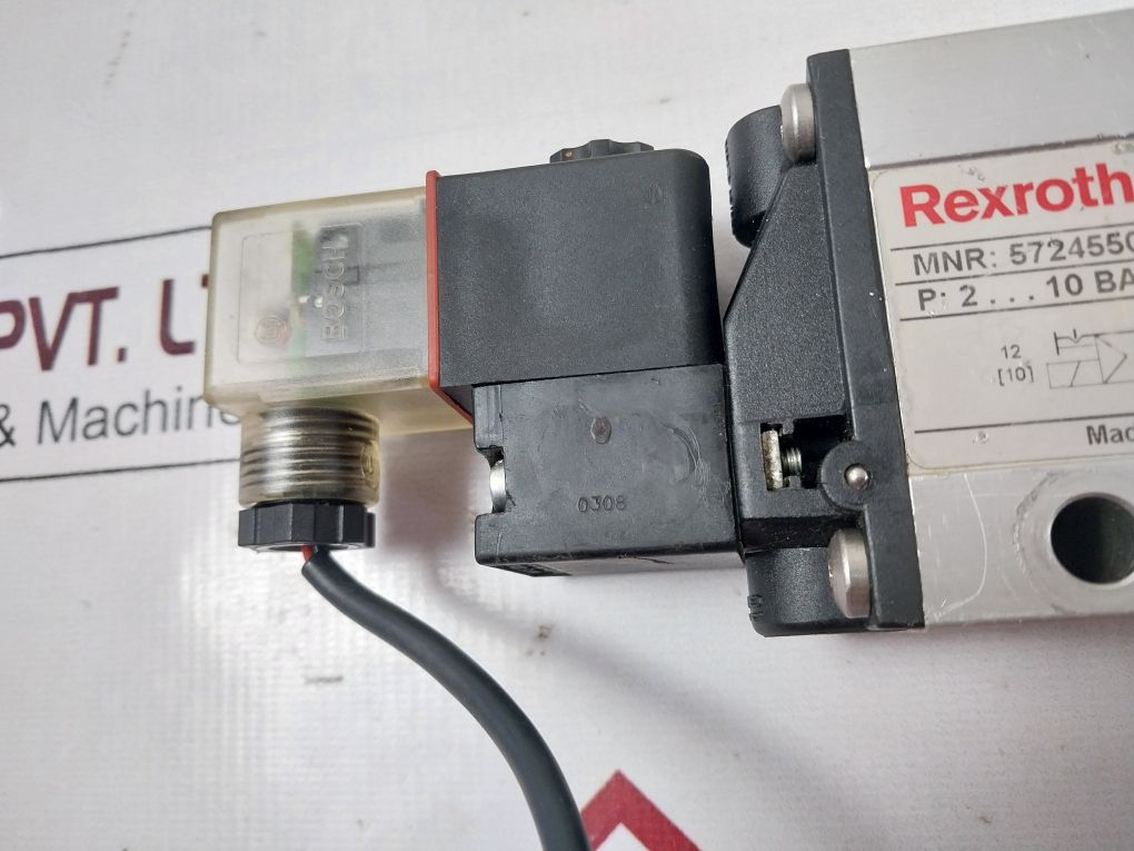 Rexroth 5724550220 Directional Control Valve 24V Ac/Dc 10Bar