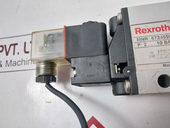 Rexroth 5724550220 Directional Control Valve 24V Ac/Dc 10Bar
