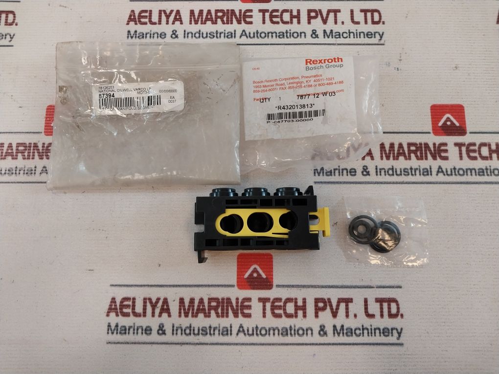 Rexroth 898 500 392 2 Through Station Manifold