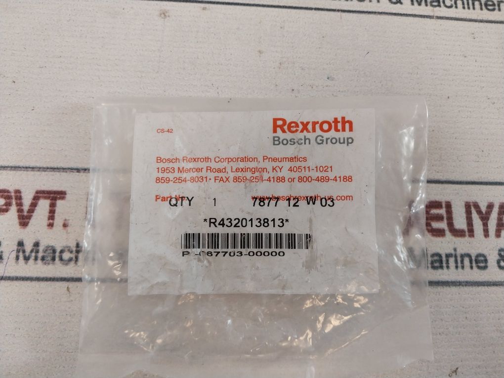 Rexroth 898 500 392 2 Through Station Manifold