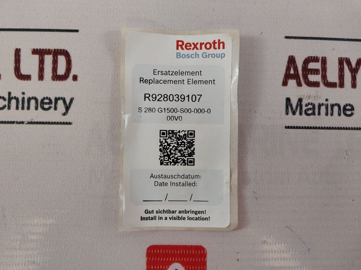 Rexroth Bosch Group R928039107 Filter