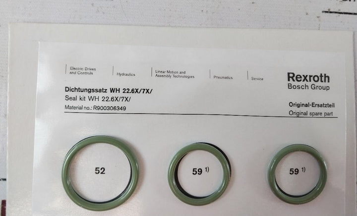 Rexroth Wh 22.6X/7X/ Seal Kit R900306349
