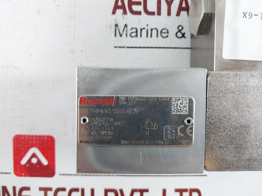 Bosch Rexroth Dbet-1-61/315G24Xejv Proportional Solenoid Valve