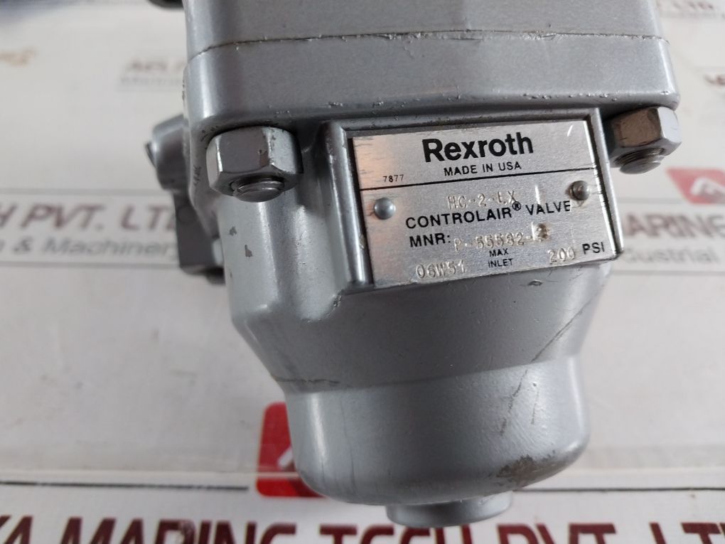 Rexroth Hc-2-lx Controlair Valve P-55582-00003 200 Psi