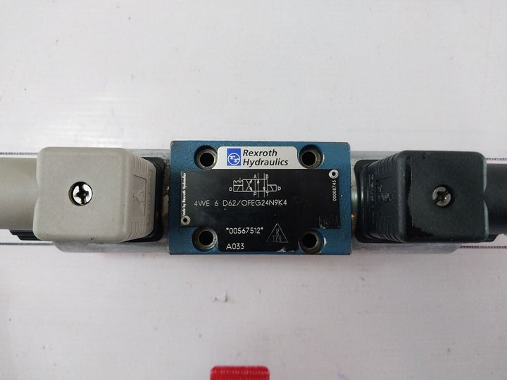 Rexroth Hydraulics 4We 6 D62/Ofeg24N9K4 Hydraulics Directional Control Valve