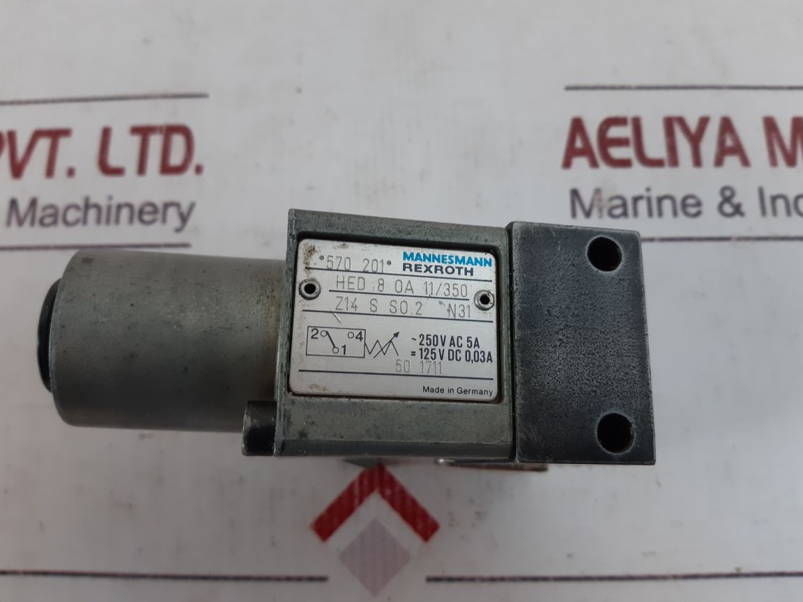 Rexroth Mannesmann Hed 8 0A 11/350 Pressure Switch 570 201