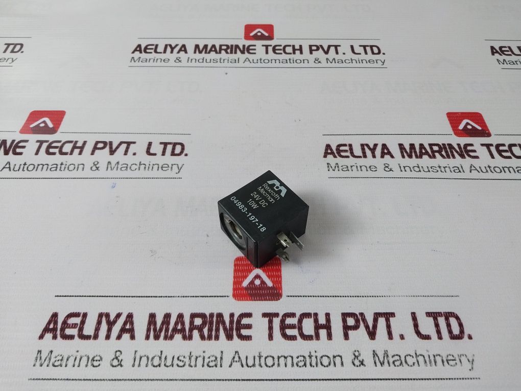 Rexroth Mecman 04983-197-18 Solenoid Coil 24Vdc 10W